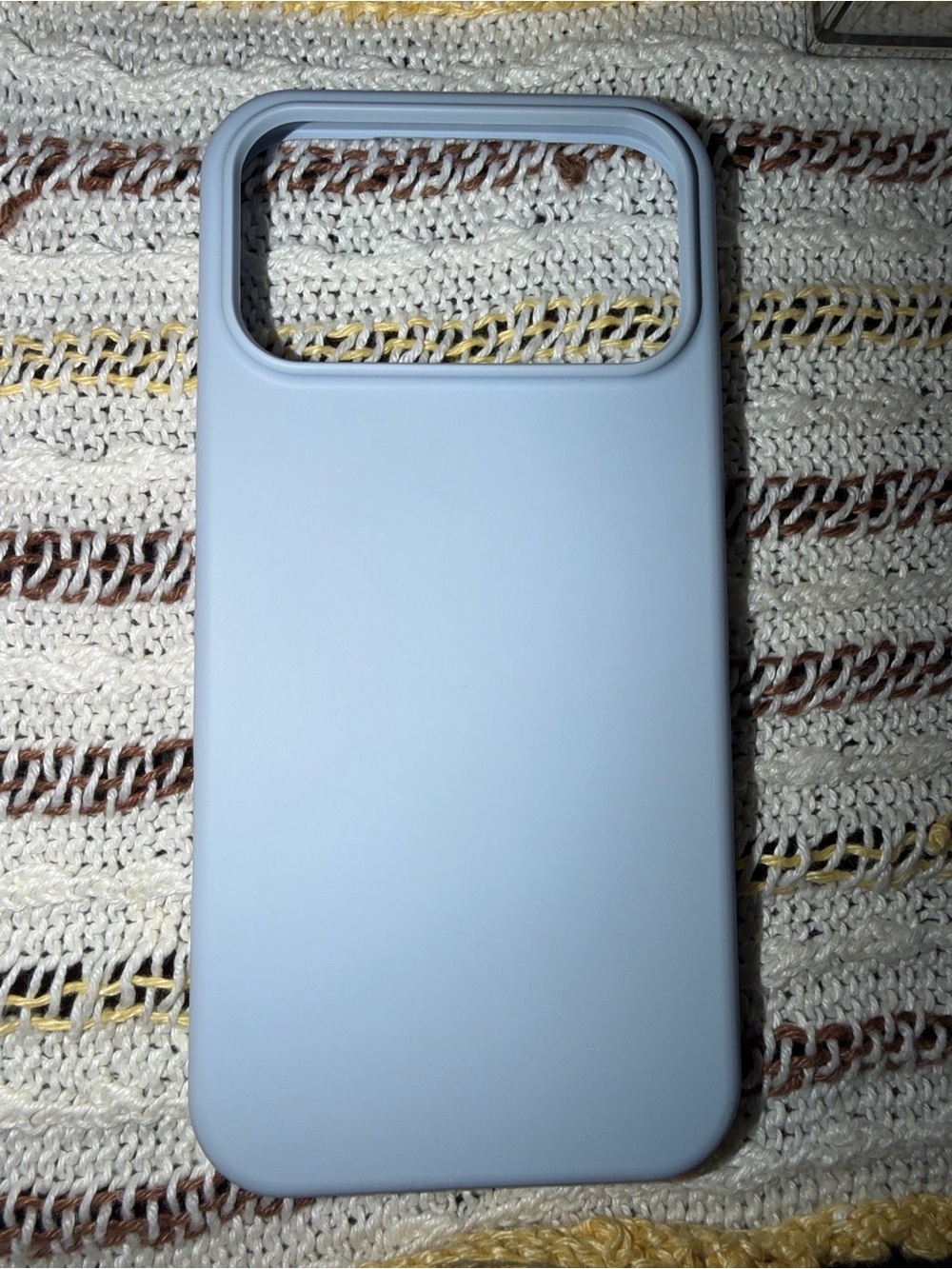 Light Blue Silicone Phone Case - iPhone 17 pro max